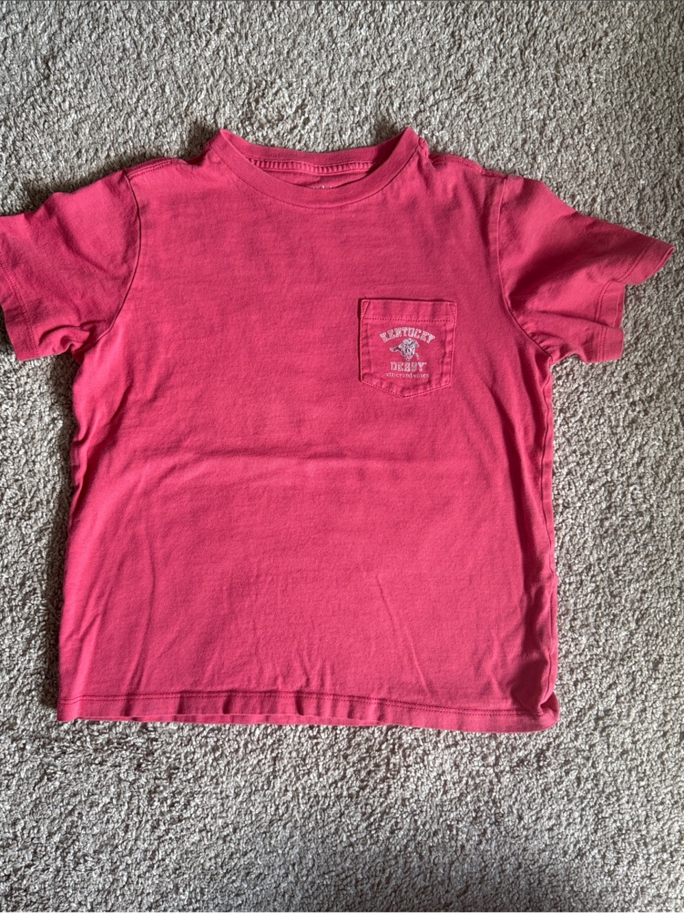 Vineyard Vines Kids Short Sleeve Kentucky Derby Pocket Tee
